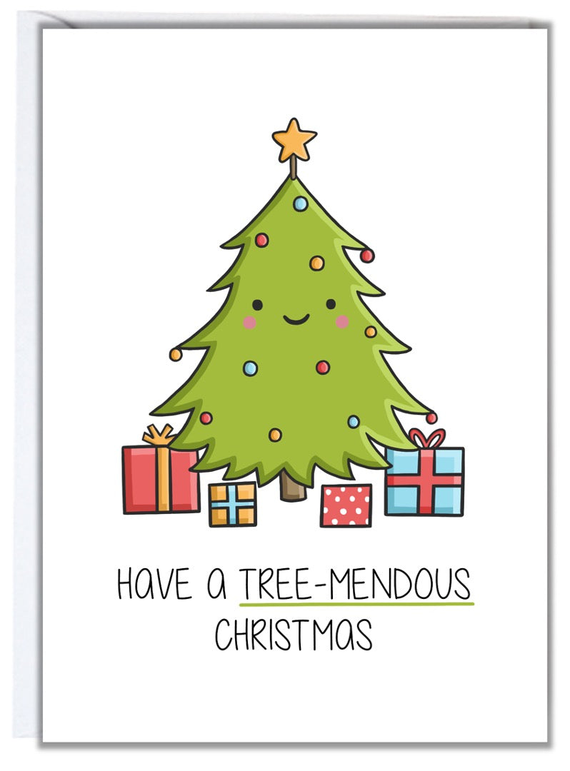 Tree-Mendous Christmas Card