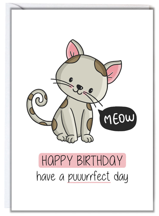 Puuurrfect Birthday Card