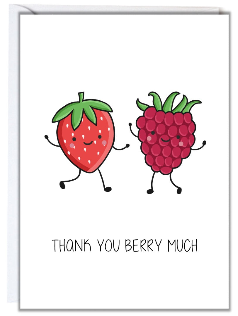 Thank You Berry Much Card