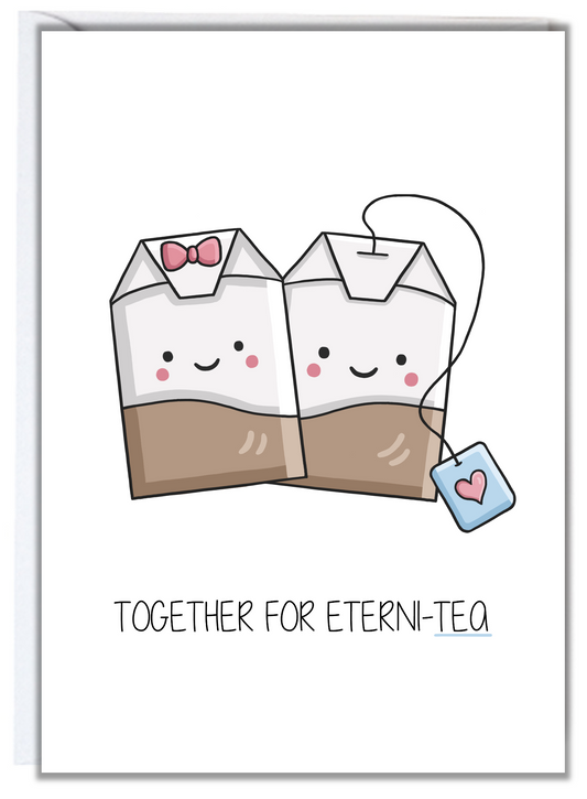 Tea Anniversary Card