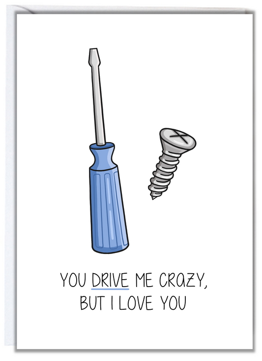 Screwdriver Anniversary Card