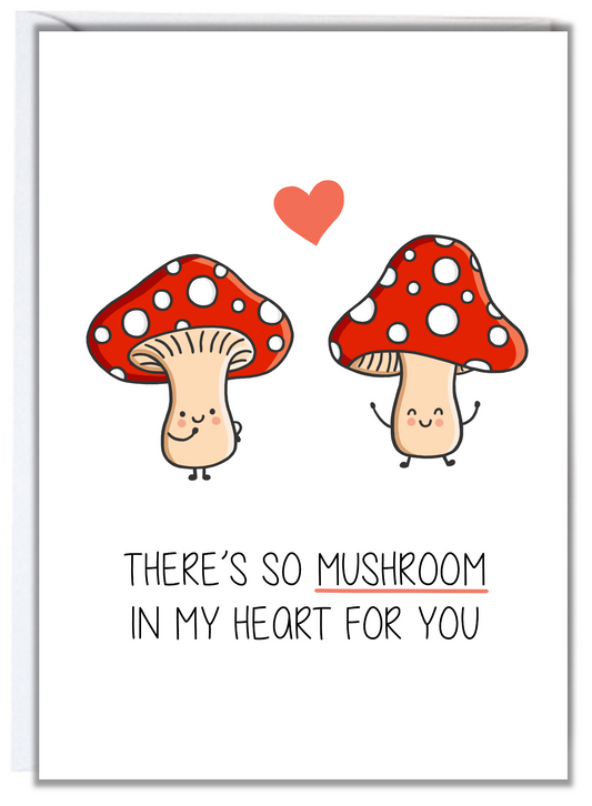 Mushroom Anniversary Card