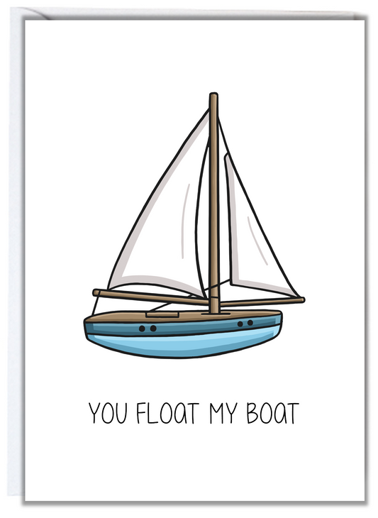 Boat Anniversary Card