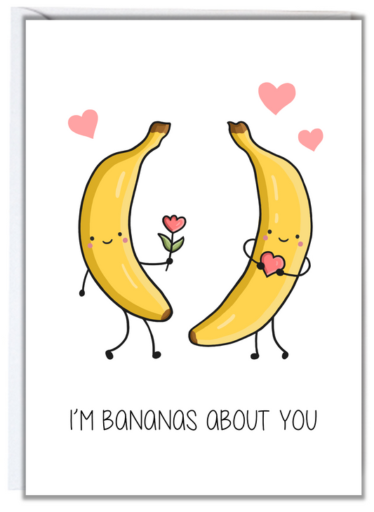 Banana Anniversary Card