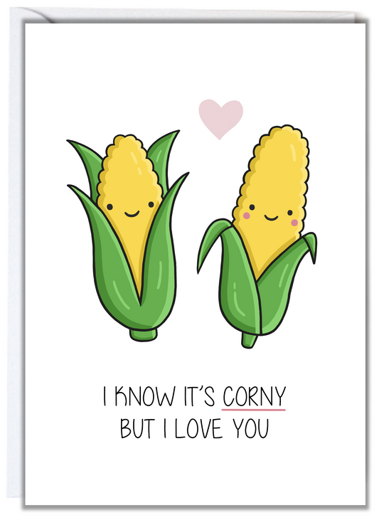 Corn Anniversary Card