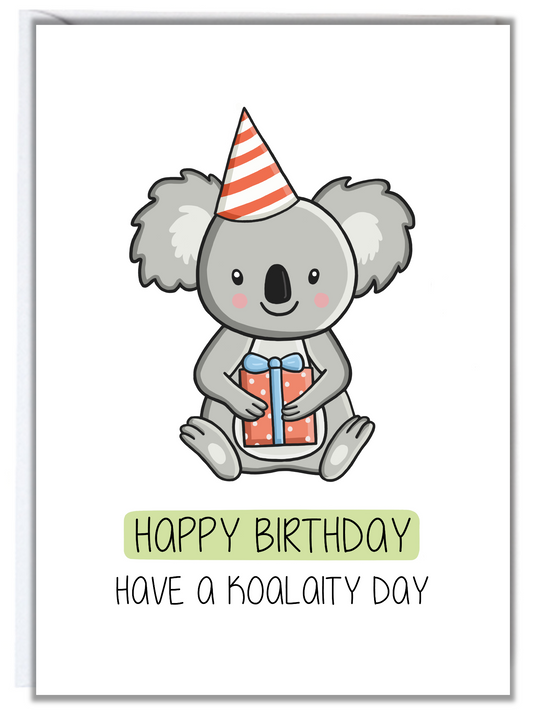 Koala Birthday Card