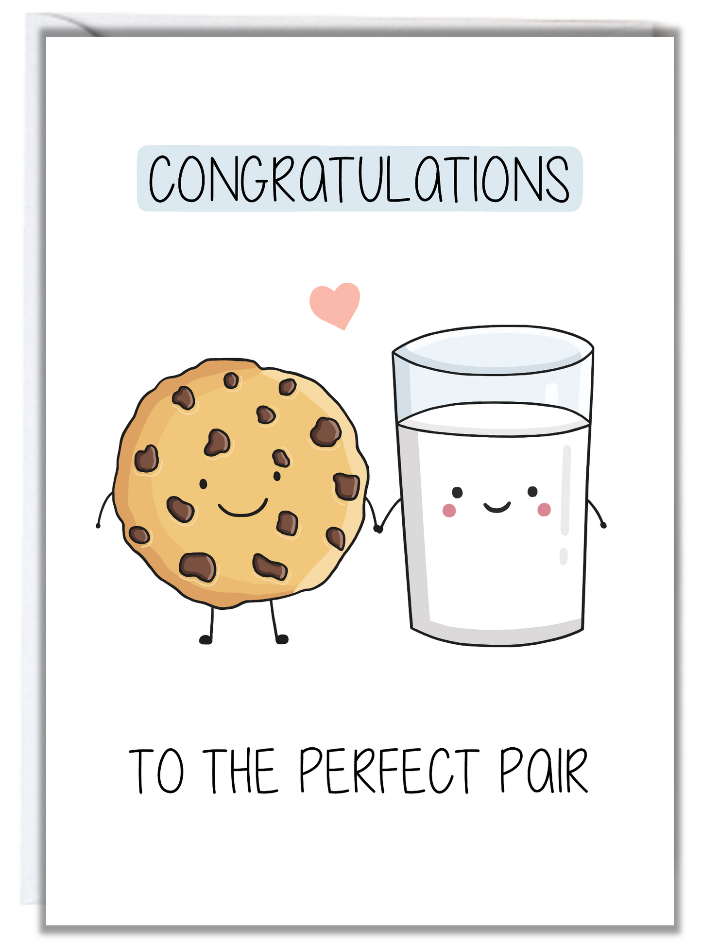 Milk & Cookie Wedding Card