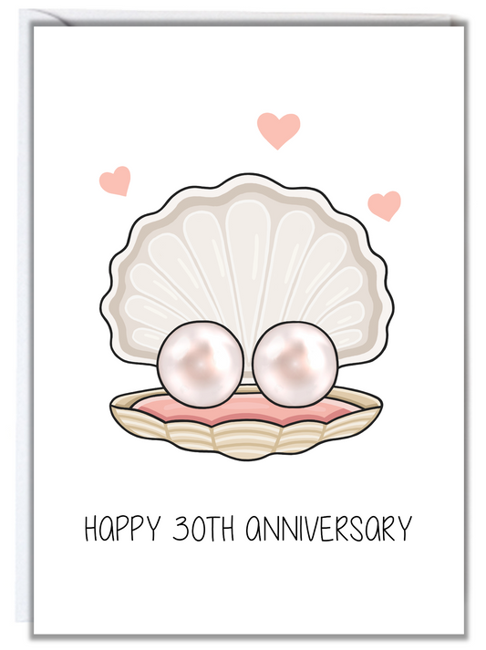 30th Anniversary Card (Pearl)