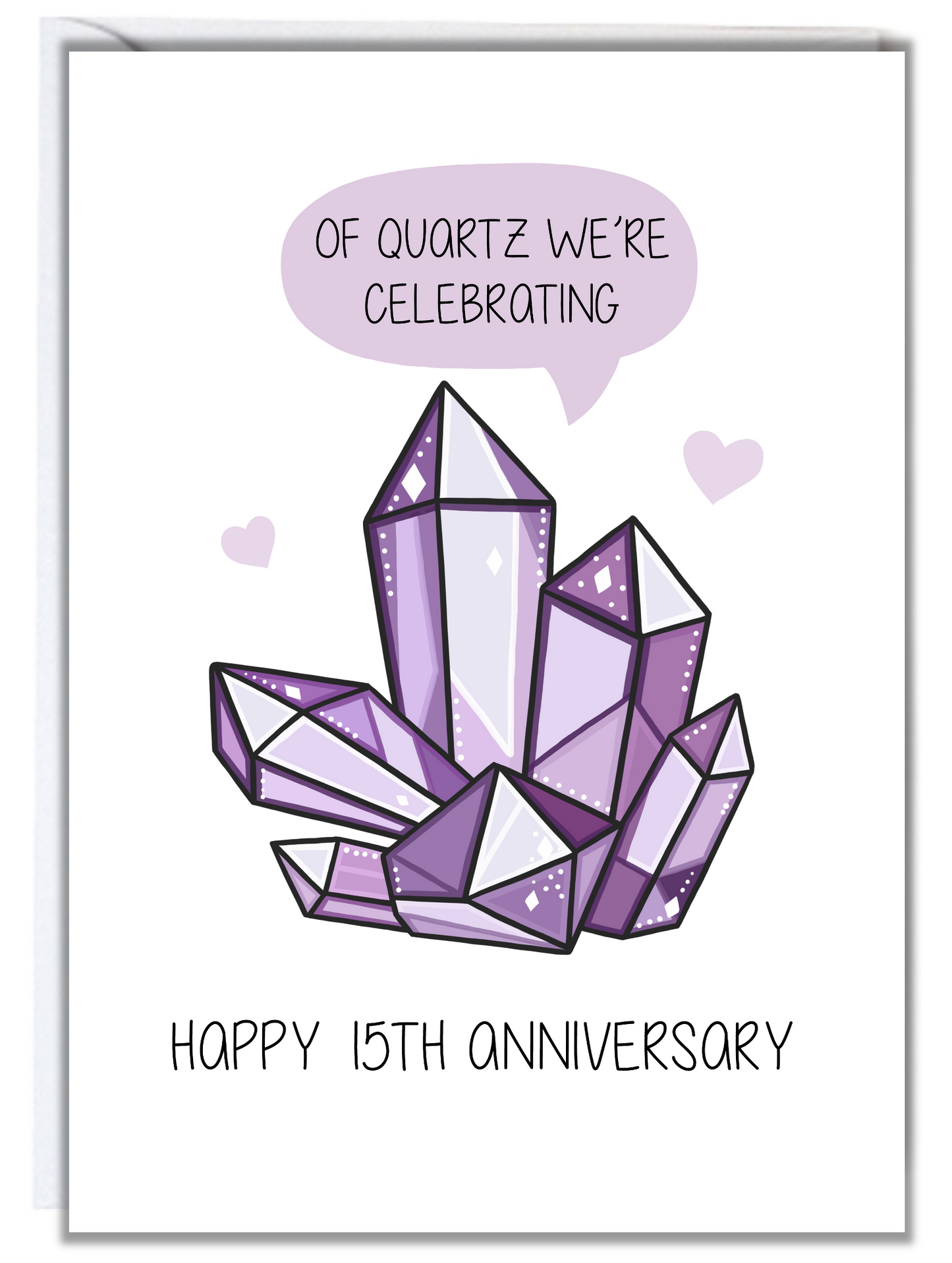 15th Anniversary Card (Crystal)