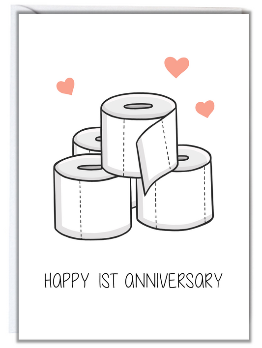 1st Anniversary Card (Paper)