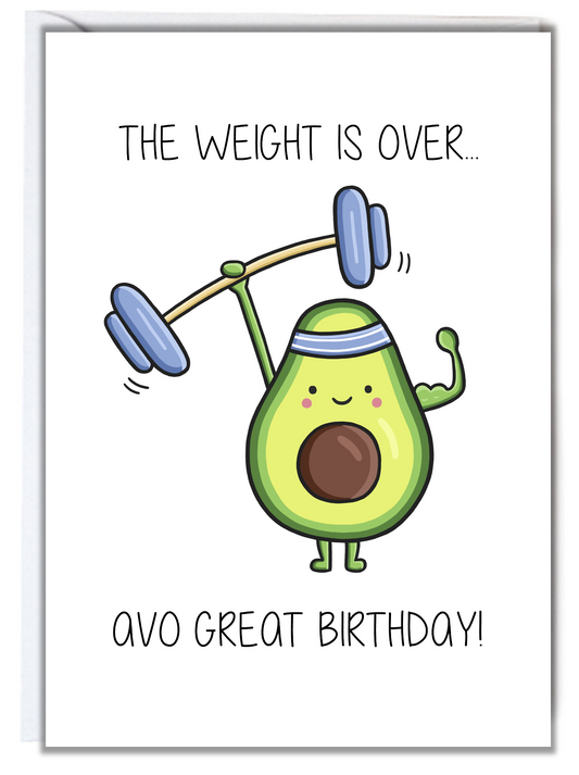 Gym Birthday Card