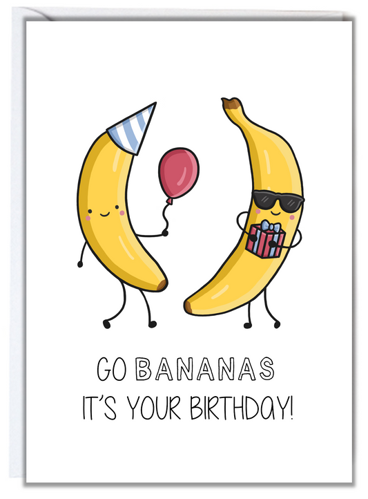 Banana Birthday Card