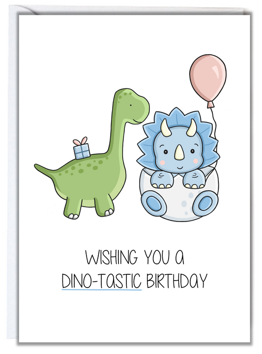 Dino-Tastic Birthday Card