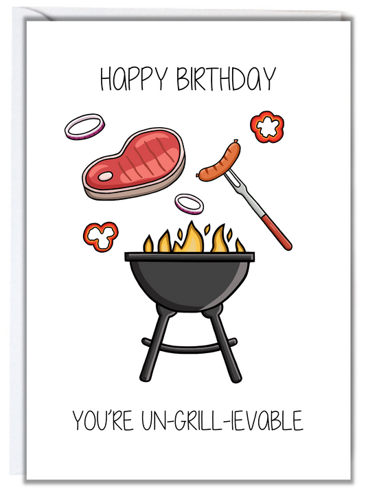 BBQ Birthday Card