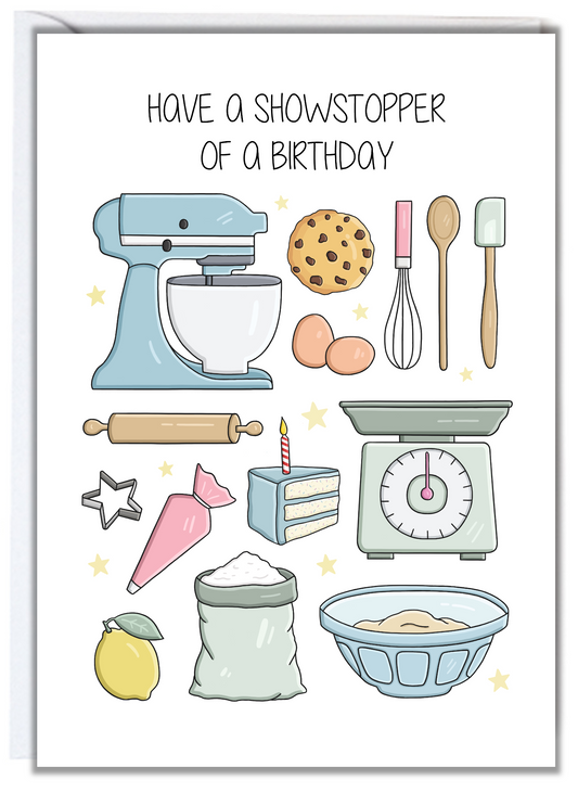 Baking Birthday Card