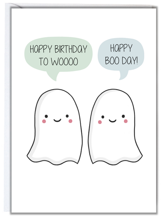 Ghost Birthday Card