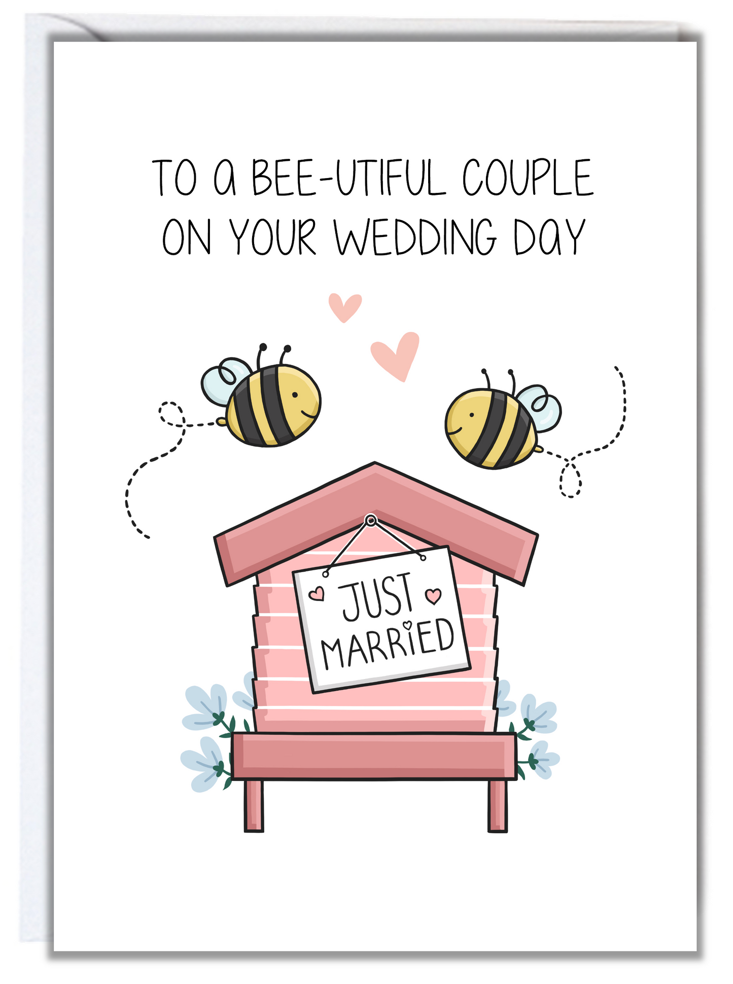 Bee Wedding Card