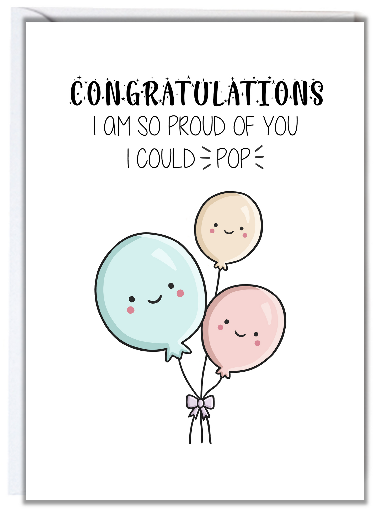 Balloon Congratulations Card