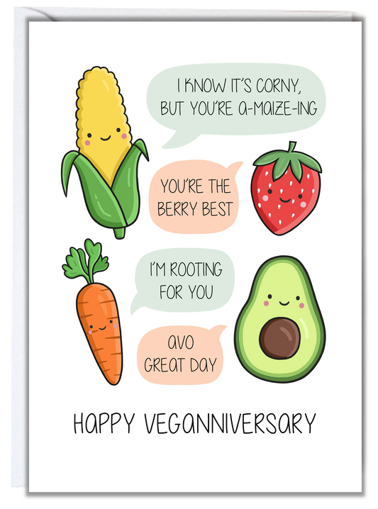 Vegan Anniversary Card