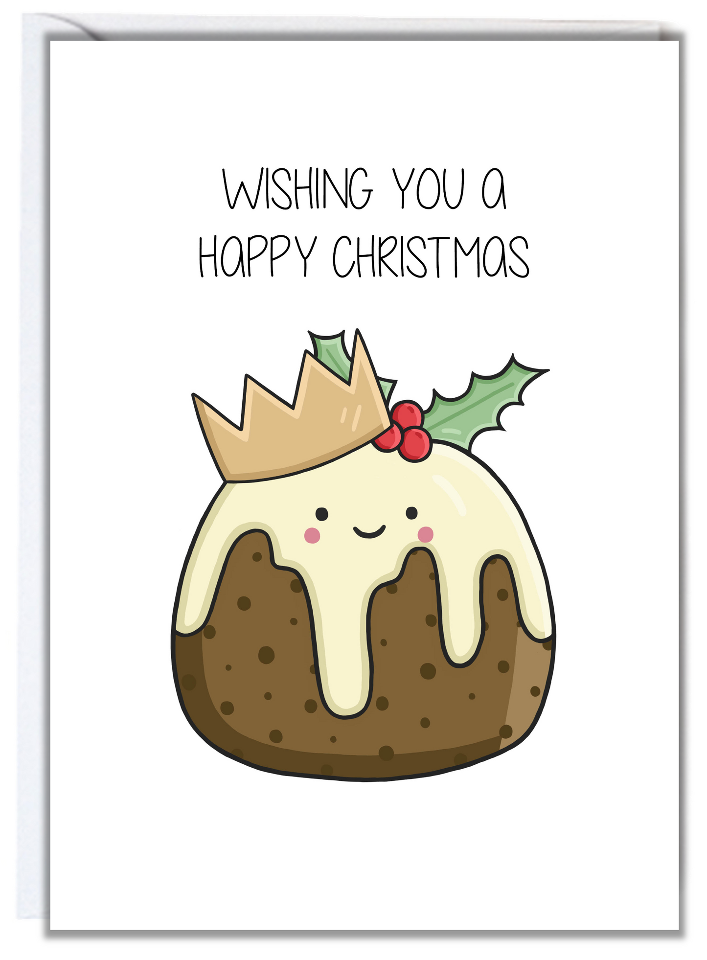 Pudding Christmas Card