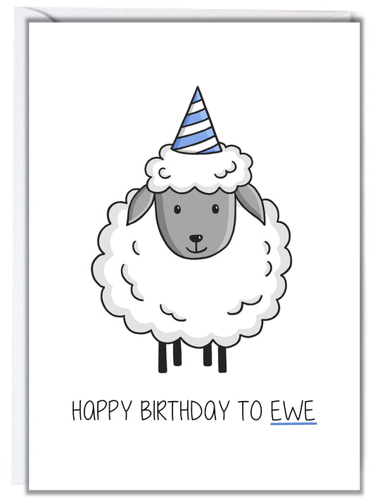 Sheep Birthday Card